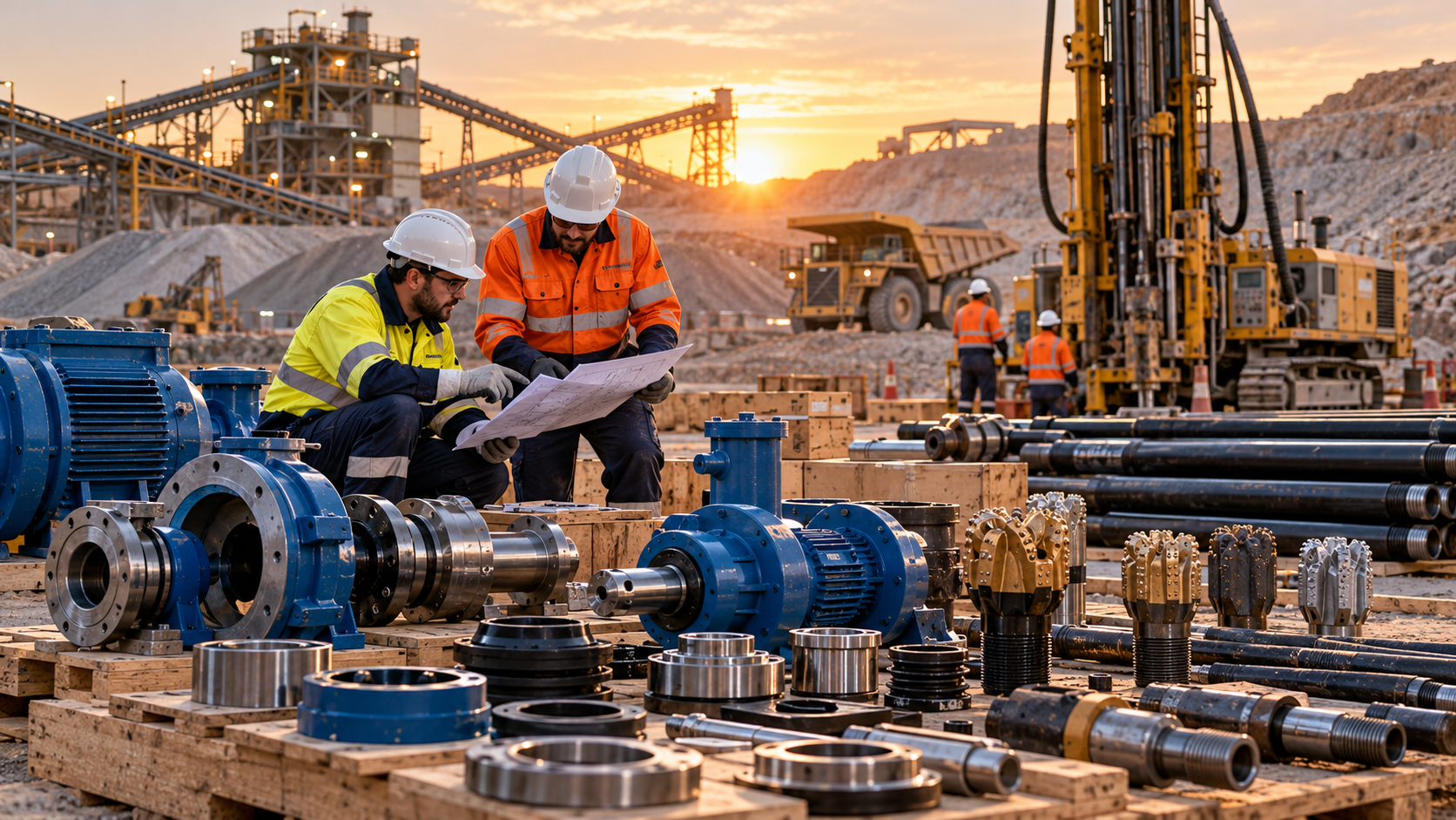 Rotating Equipment & Drilling Consumables: Maximising Uptime in Mining & Industrial Plants